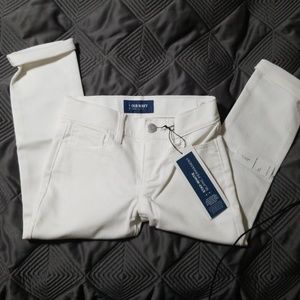 NWT Size 7 slim Girls Off White Old Navy Jeans
